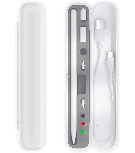 Apple Pencil ホワイト 専用ケース付き Amazon.com: Carrying Case for Apple Pencil 2nd Gen and 1st